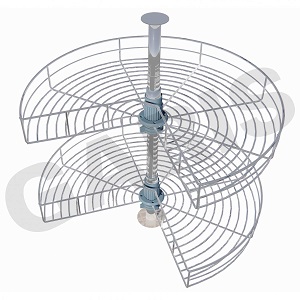 Mâm xoay 270 độ inox 304 GARIS GSC58